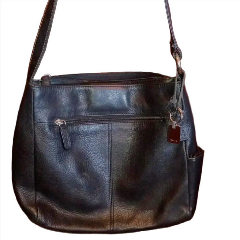 Vintage Rolfs Cowhide Leather Black Shoulder Purse